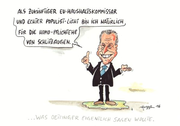 Karikatur des Tages 30.10.16