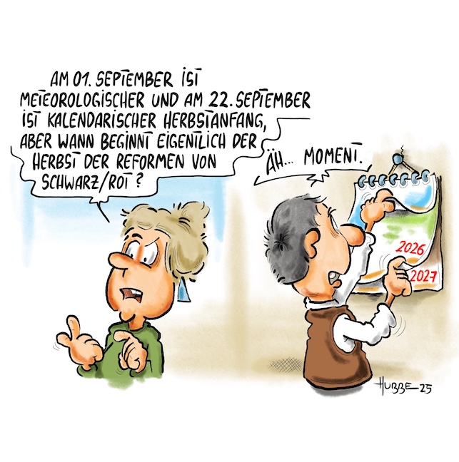 Karikatur des Tages 01.09.25