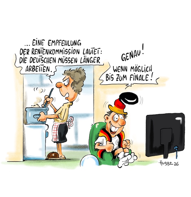 Karikatur des Tages 21.06.26