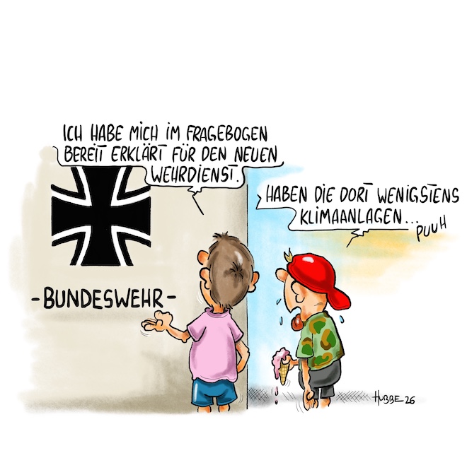 Karikatur des Tages 25.06.26
