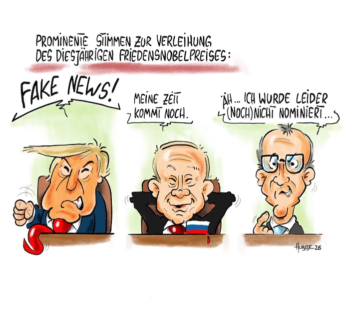 Karikatur des Tages 09.10.26